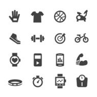 Exercise Equipment Icons - Acme Series