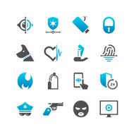 Home Security & Care Icon Set