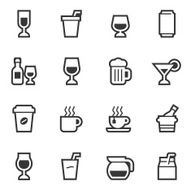Drink Icons - Line N2