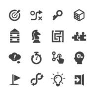 Puzzle and Solution Icons - Acme Series