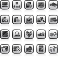 data and analytics icons