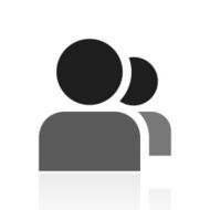 People icon on a white background N5