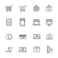 Shopping Online Icons