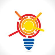 creative bulb businessinfo-graphics design