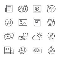 Popular categories icons