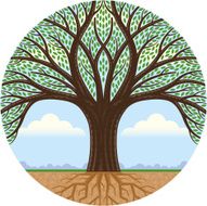 Big round tree