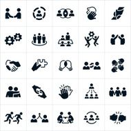 Business Teamwork Icons N3