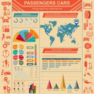 Passenger car transportation infographics N2