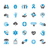 Charity and Relief Work related vector icons N2