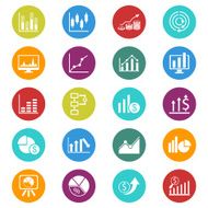 Business Graph icon set