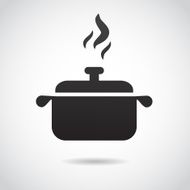 Pot vector icon