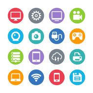 Device Icons - Circle Illustrations
