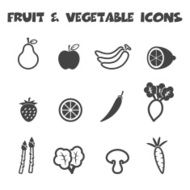 Fruit and Vegetable Icons N5