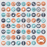 Icon Set Car Service