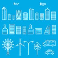 City Elements separate objects