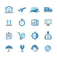 Shipping and Logistics Icons - Conc Series