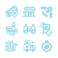 Location Line Icons