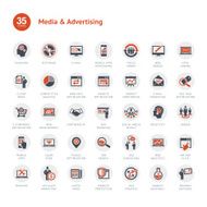 Media and Advertising icons