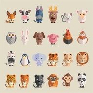 Cartoon Animals N26
