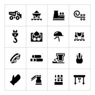 Set icons of metallurgy