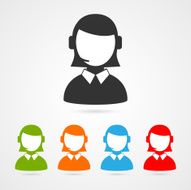 Support icon design concept