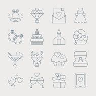 wedding line icon