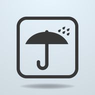 Icon of Umbrella symbol sign