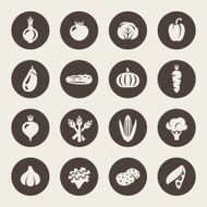 Vegetable icons