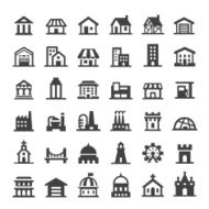 Buildings Icons - Big Series