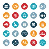 Law Crime and Justice Icons N2