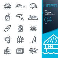 Lineo - Holiday and Summer outline icons N2
