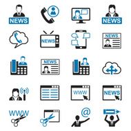 Business and communication icon set