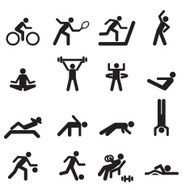 Sport Icons set02 Black series - Chill
