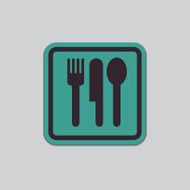 Fork Knife Spoon Vector Icon