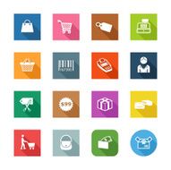 Flat Icons - Shopping