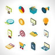 Marketing Icons Isometric