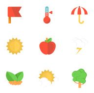Flat Nature Icons