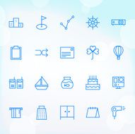 20 Trendy Thin Icons for web and mobile Set 23