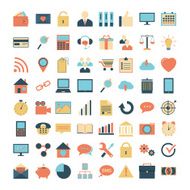 Flat design - vector icons set