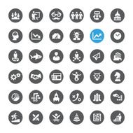 Business related vector icons