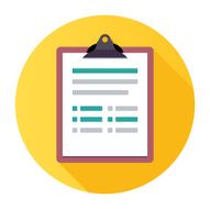 Flat Clipboard Icon N2