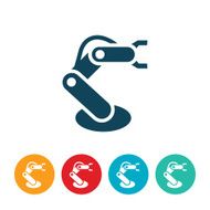 Industrial Robot Icon