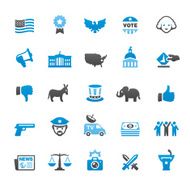 US Politics and Election vector icons