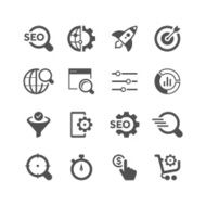 SEO icon set N13