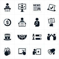 Politics and Election Icons