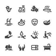 Spa and Wellness Icons - Acme Series
