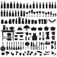 kitchen tools cooking icons