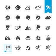 Weather and Natural Disaster vector icons