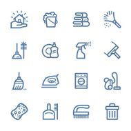 Cleaning Line icons