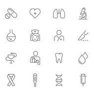 Icon Set Medicine N4